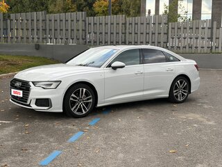 2022 Audi A6 40 TDI V (C8), белый, 5250000 рублей, вид 2