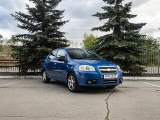 2010 Chevrolet Aveo I Рестайлинг, синий, 385000 рублей, вид 1