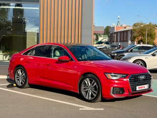 2019 Audi A6 55 TFSI V (C8), красный, 3390000 рублей, вид 3