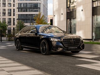 2026 Mercedes-Benz S-Класс 580 Long 4MATIC VII (W223) Рестайлинг, чёрный, 30990000 рублей, вид 3