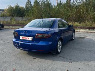 2006 Mazda 6 I (GG) Рестайлинг, синий, 300000 рублей, вид 5