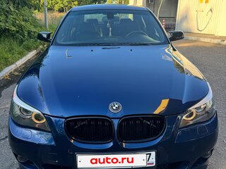 2007 BMW 5 серии 525d V (E60/E61) Рестайлинг, синий, 1750000 рублей, вид 1