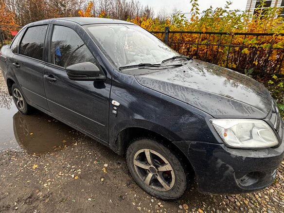 2013 Lada (ВАЗ) Granta I, синий, 300000 рублей - вид 1