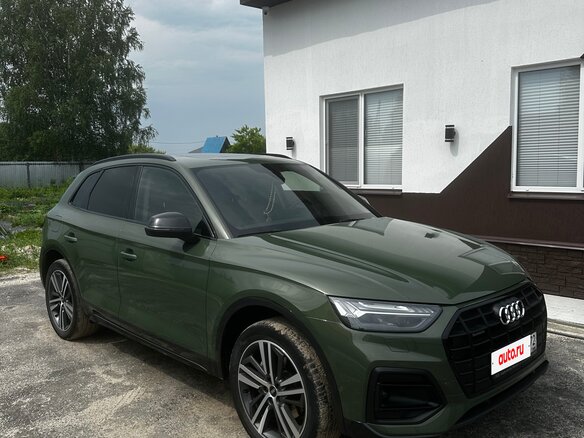 2021 Audi Q5 45 TFSI II (FY) Рестайлинг, зелёный, 4590000 рублей - вид 5