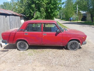 1998 Lada (ВАЗ) 2107, красный, 90000 рублей, вид 4
