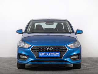 2019 Hyundai Solaris II, синий, 1359000 рублей, вид 3