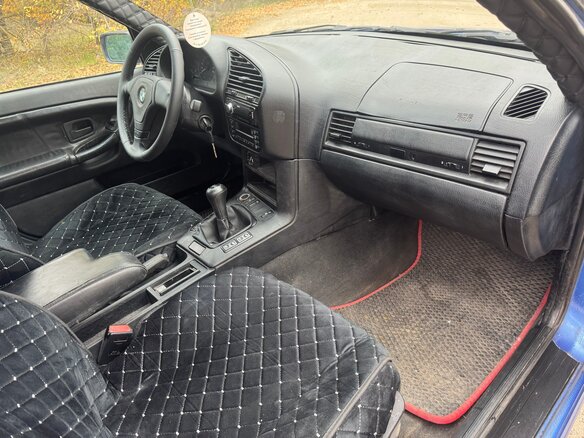 1998 BMW 3 серии 318i III (E36), синий, 1000000 рублей - вид 11