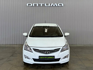 2016 Hyundai Solaris I Рестайлинг, белый, 1047000 рублей, вид 2