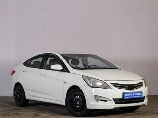 2015 Hyundai Solaris I Рестайлинг, белый, 649000 рублей, вид 1
