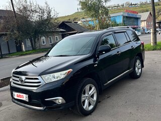 2012 Toyota Highlander II (XU40) Рестайлинг, чёрный, 1900000 рублей, вид 2