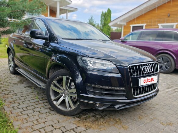 2012 Audi Q7 I (4L) Рестайлинг, чёрный, 1650000 рублей - вид 1