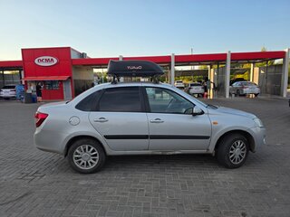 2014 Lada (ВАЗ) Granta I, серебристый, 425000 рублей, вид 2