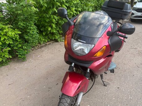 2001 Honda NT650V Deauville, красный, 256000 рублей, вид 5