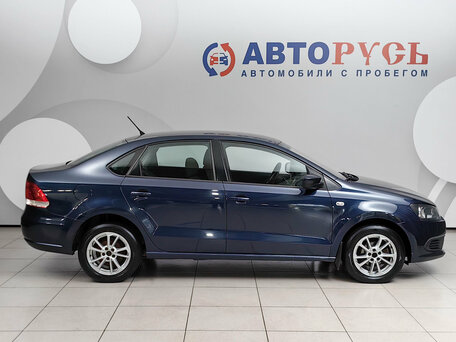 2015 Volkswagen Polo V, синий, 799000 рублей, вид 5