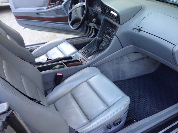 1990 BMW 8 серии 850i I (E31), серебристый - вид 6