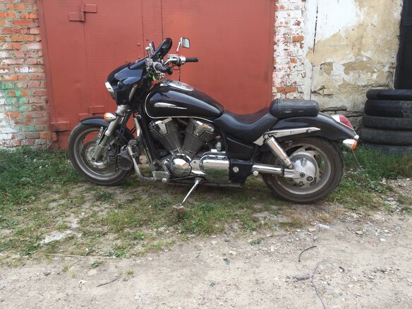2002 Honda VTX 1800, чёрный