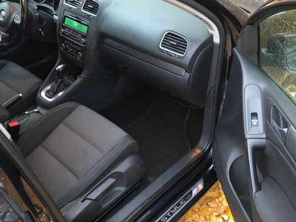 2011 Volkswagen Golf VI, синий - вид 12