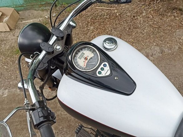 2013 Kawasaki VN900 Vulcan, белый, 600000 рублей - вид 6