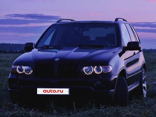 2005 BMW X5 3.0i I (E53) Рестайлинг, чёрный, 1250000 рублей, вид 4