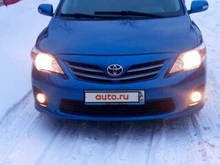 2011 Toyota Corolla X (E140, E150) Рестайлинг, синий, 930000 рублей, вид 2