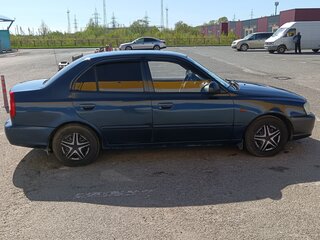 2007 Hyundai Accent ТагАЗ II, синий, 390000 рублей, вид 2