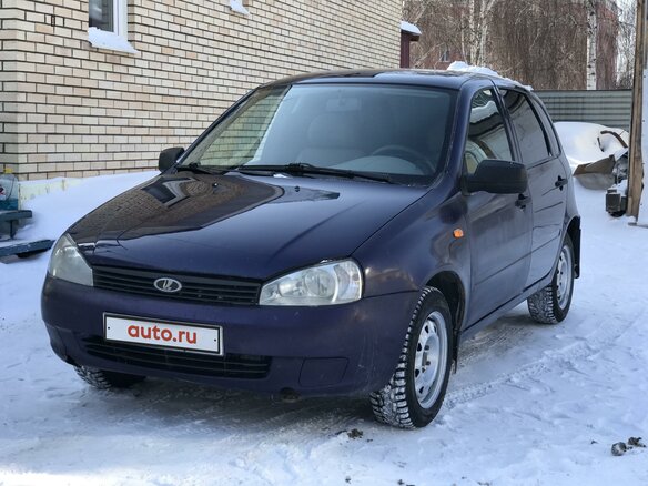 2012 Lada (ВАЗ) Kalina I, синий - вид 2