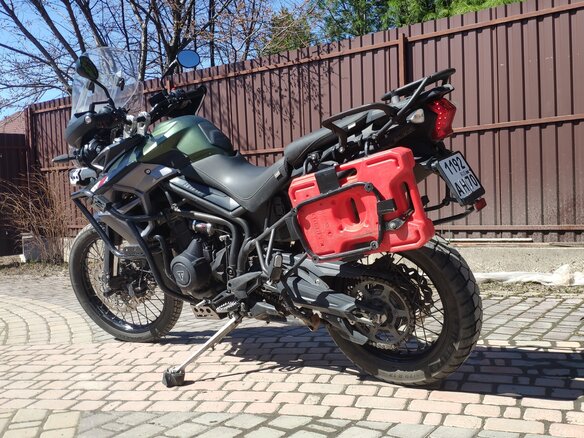 2016 Triumph Tiger 800, зелёный, 690000 рублей - вид 2