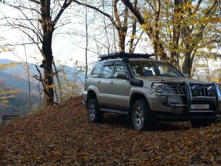 2006 Toyota Land Cruiser Prado 120 Series, золотистый, 2400000 рублей, вид 2