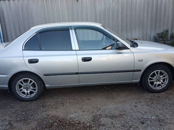 2004 Hyundai Accent ТагАЗ II, серебристый, 480000 рублей - вид 2