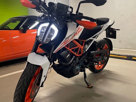 2021 KTM 390 Duke, белый, 500000 рублей, вид 3