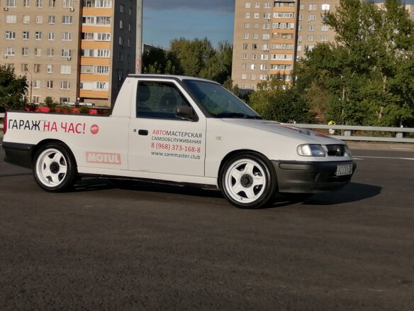 2000 Skoda Felicia I, белый