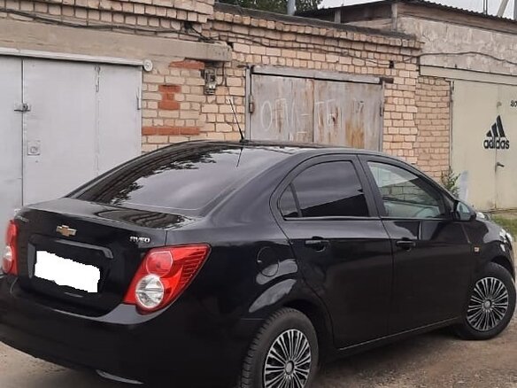 2012 Chevrolet Aveo II, чёрный, 700000 рублей - вид 6