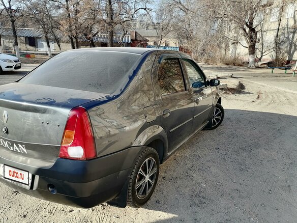 2007 Renault Logan I, серый - вид 4