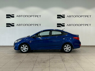 2013 Hyundai Solaris I, синий, 749000 рублей, вид 2