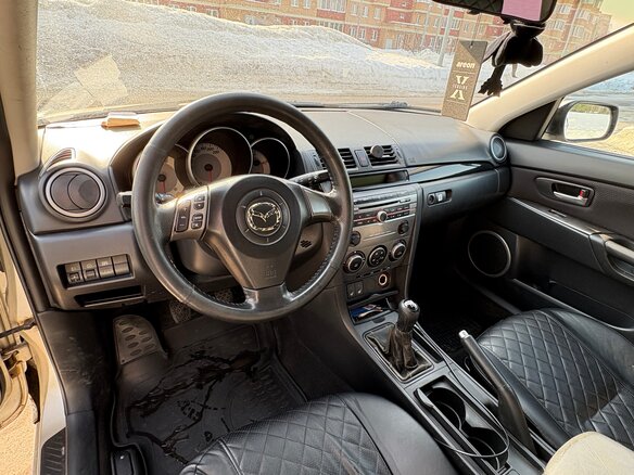 2007 Mazda 3 I (BK) Рестайлинг, серый, 550000 рублей - вид 3