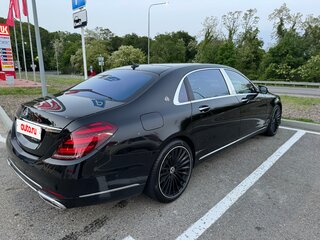 2017 Mercedes-Benz Maybach S-Класс 450 I (X222) Рестайлинг, чёрный, 3000000 рублей, вид 3