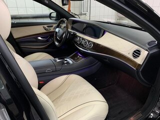 2017 Mercedes-Benz S-Класс 350 CDI BlueTEC Long 7G-TRONIC VI (W222, C217), чёрный, 4500000 рублей, вид 4