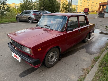 1993 Lada (ВАЗ) 2105, пурпурный, 140000 рублей, вид 1
