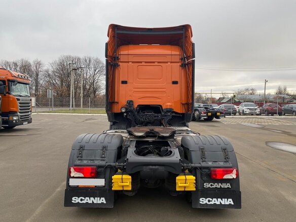 2018 Scania R-Series, оранжевый - вид 5
