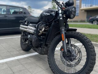 2018 Triumph Scrambler, чёрный, 850000 рублей, вид 2