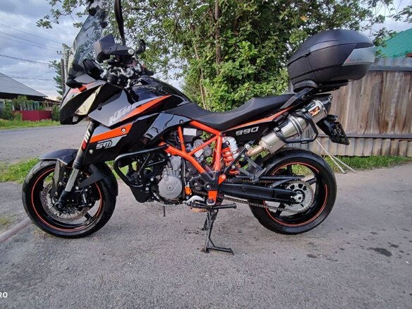 2013 KTM 990 SM, чёрный, 730000 рублей