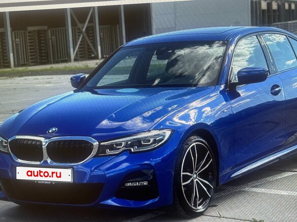 2021 BMW 3 серии 320d xDrive VII (G2x), синий, 4800000 рублей