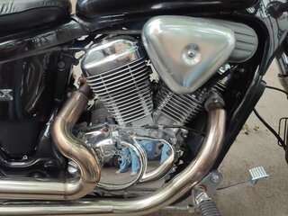 1993 Honda Steed 400, чёрный, 320000 рублей, вид 3