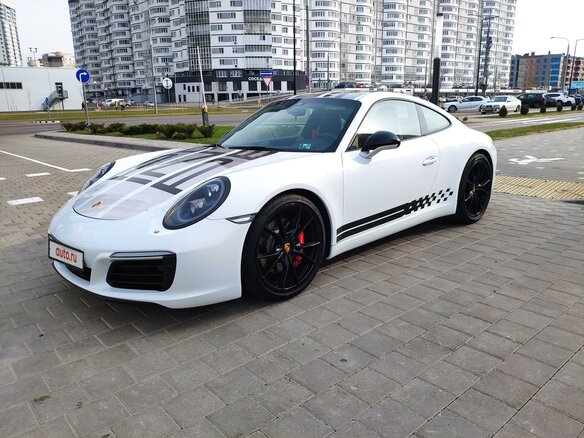 2016 Porsche 911 Carrera S VII (991) Рестайлинг, белый - вид 5