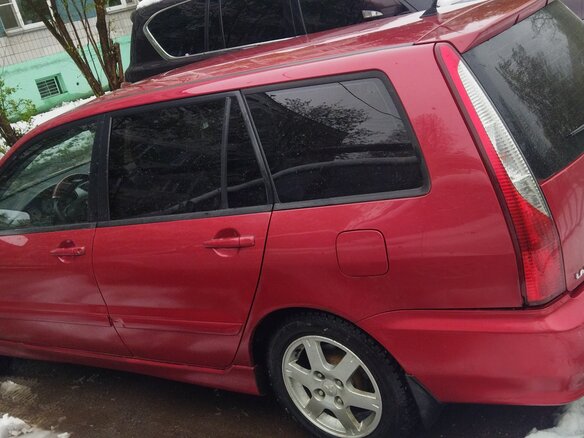 2007 Mitsubishi Lancer IX Рестайлинг, красный, 550000 рублей - вид 2
