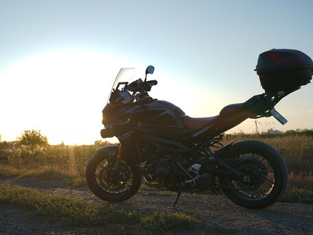 2015 Yamaha MT-09 Tracer (FJ-09), синий, 850000 рублей, вид 2