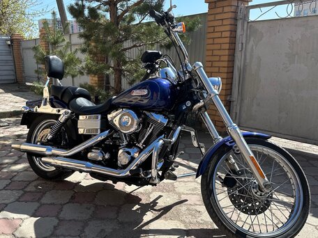 2005 Harley-Davidson Dyna Wide Glide, синий, 700000 рублей, вид 1