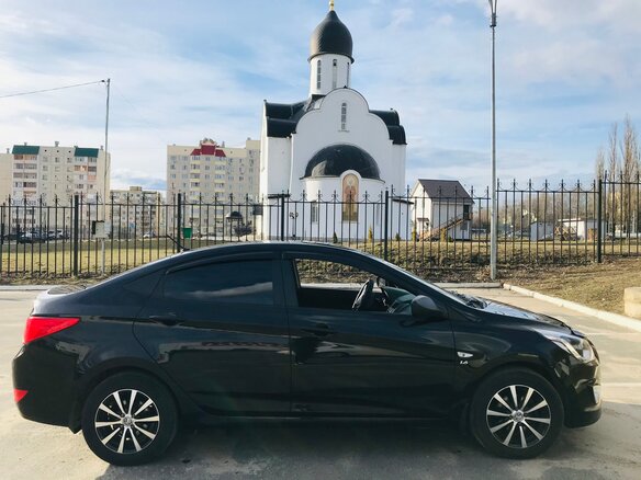 2014 Hyundai Solaris I Рестайлинг, чёрный - вид 8