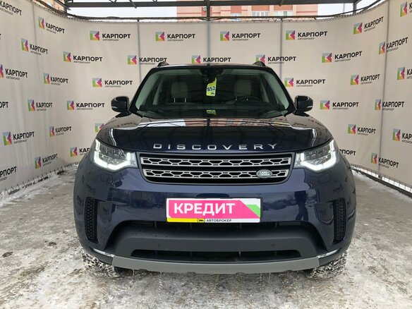 2018 Land Rover Discovery V, синий - вид 1
