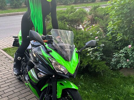 2017 Kawasaki ER-6F (Ninja 650R), чёрный, 700000 рублей, вид 1